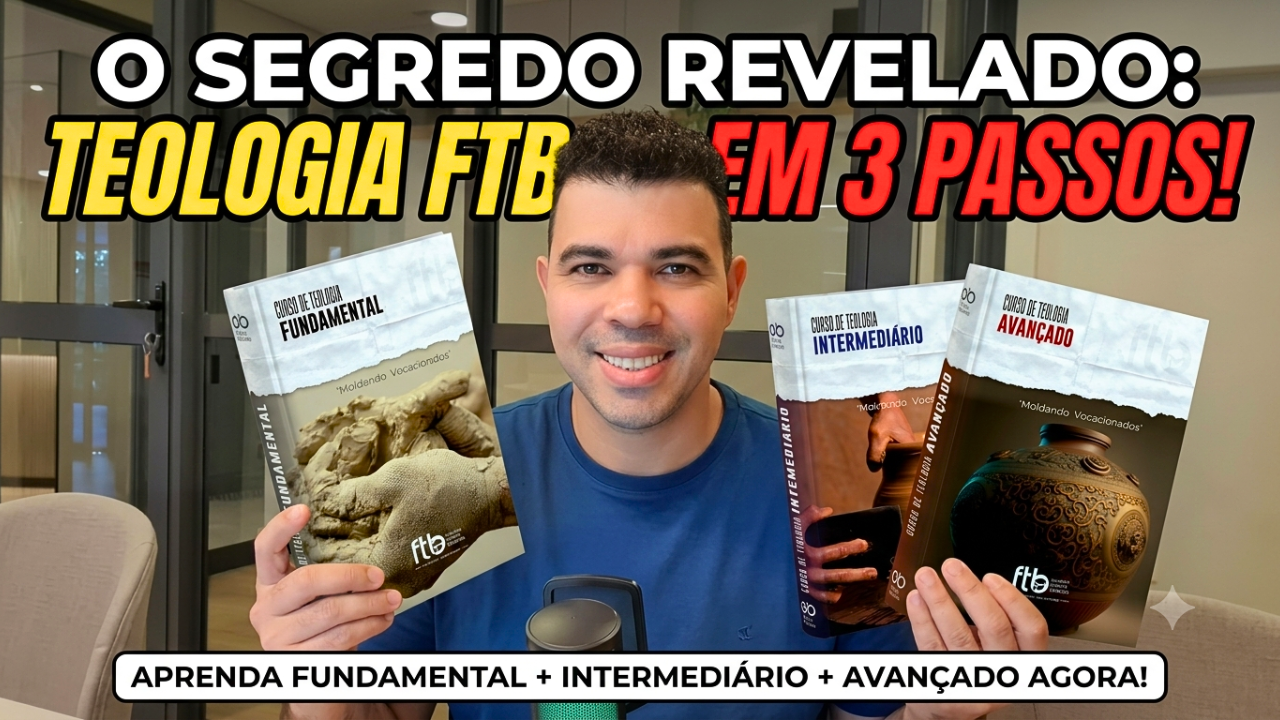 Capa do vídeo de apresentação do Curso de Teologia FTB